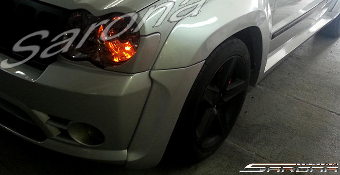 Custom Jeep Grand Cherokee  SUV/SAV/Crossover Fender Flares (2005 - 2010) - $2200.00 (Part #JP-001-FF)